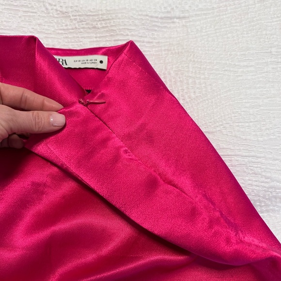 Zara Satin Finish Mini Skirt - Picture 5 of 6